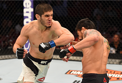 Islam Makhachev and Adriano Martins 